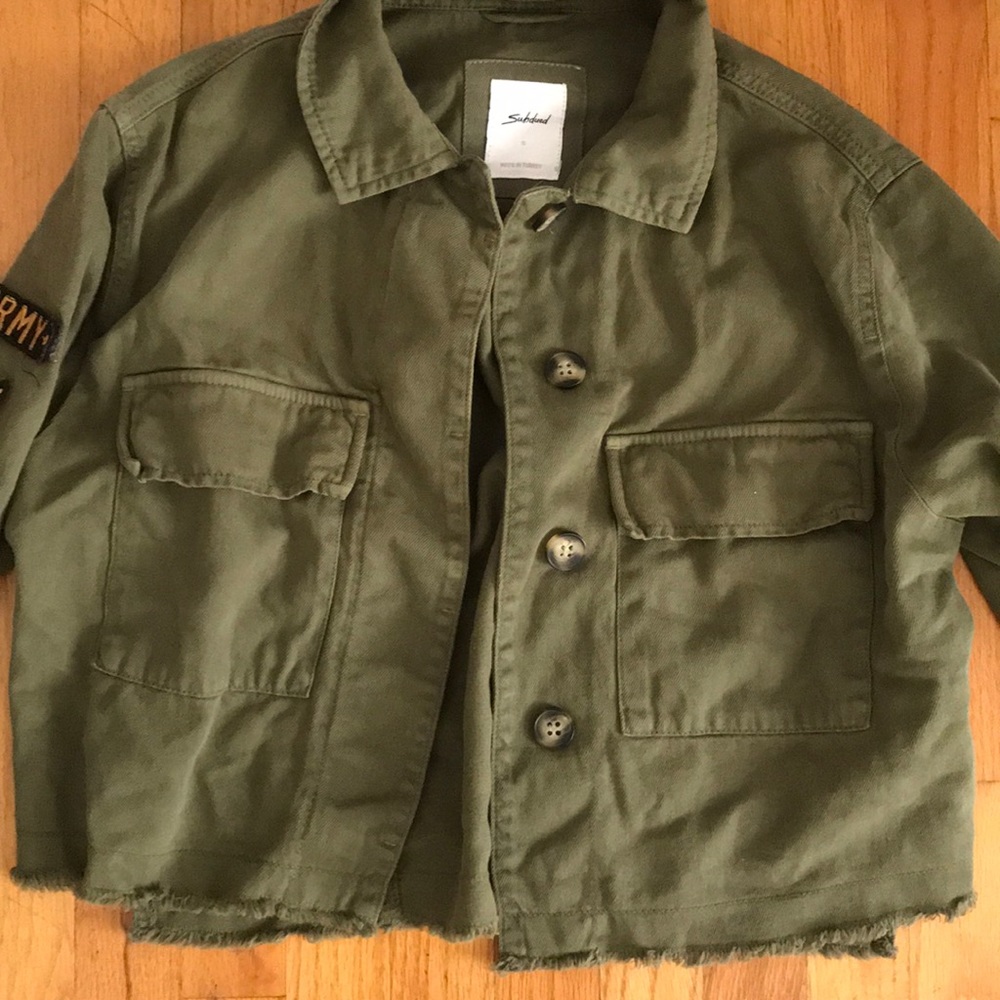 Cropped Army Jacket - Picture 4 of 4